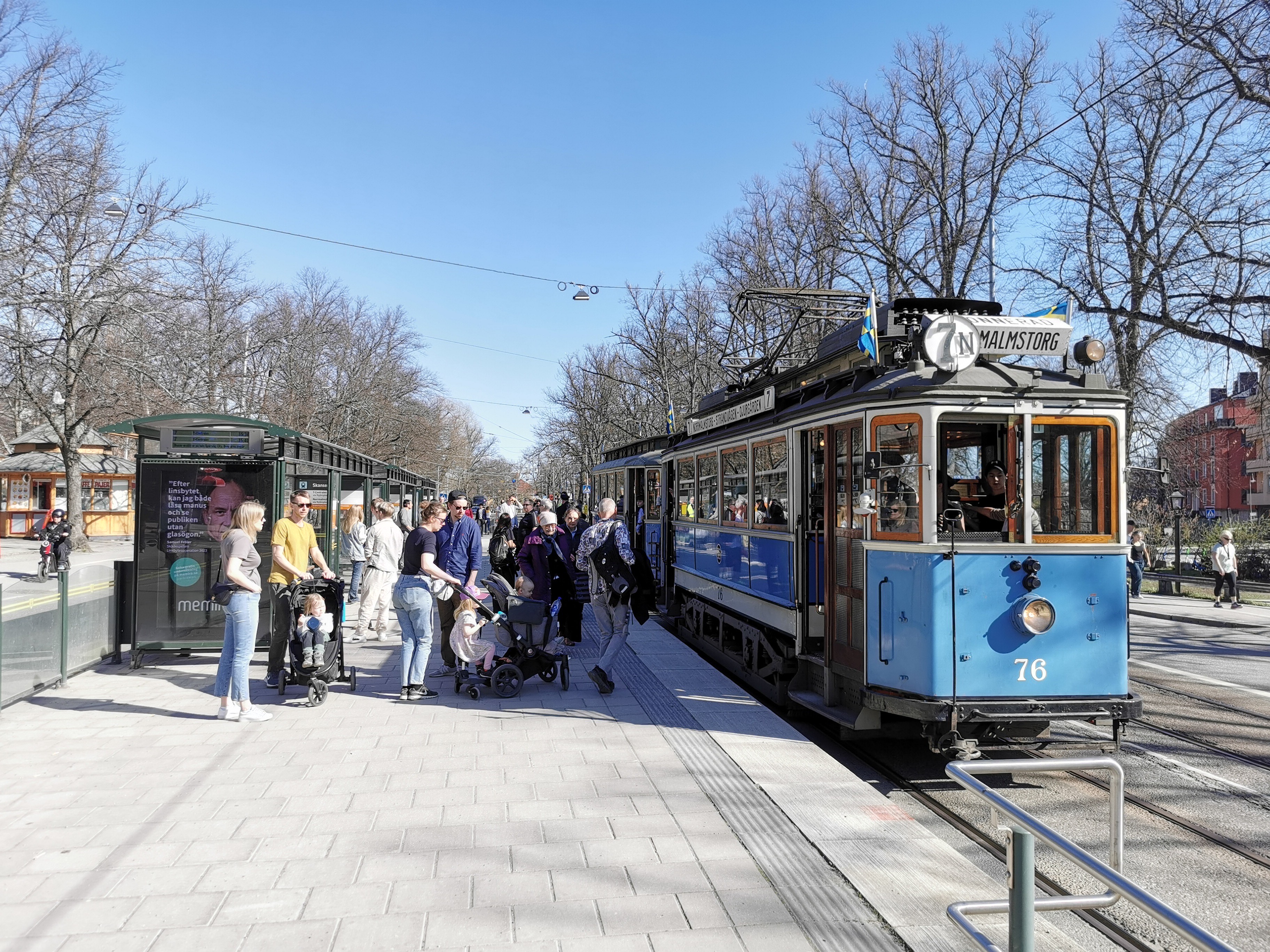 Djurgården, Spårväg City, SL, Gröna Lund, Skansen, Djurgårdslinjen, Spårvagn, Veteranspårvagn, Svenska Spårvägssällskapet