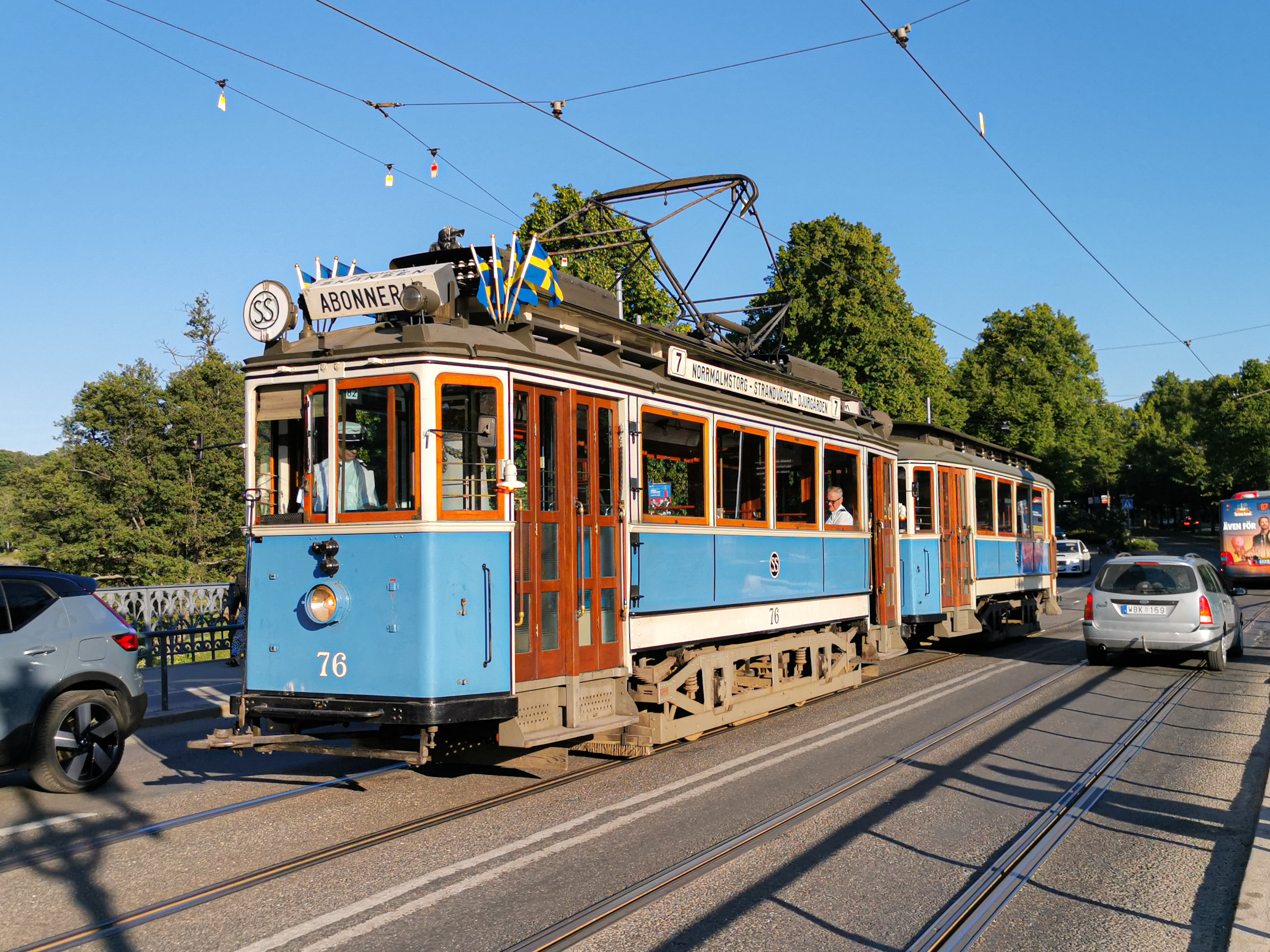 Djurgården, Spårväg City, SL, Gröna Lund, Skansen, Djurgårdslinjen, Spårvagn, Veteranspårvagn, Svenska Spårvägssällskapet